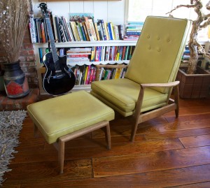 milo baughman lounge chair with ottoman