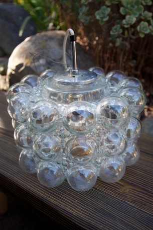 SOLD

austrian bubble glass pendant lamp