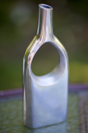 $65

feminine silver vase
11" high, 4" wide at base