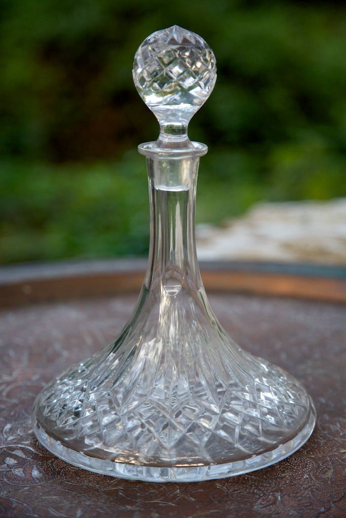 vintage genie bottle crystal decanter | eclectibull